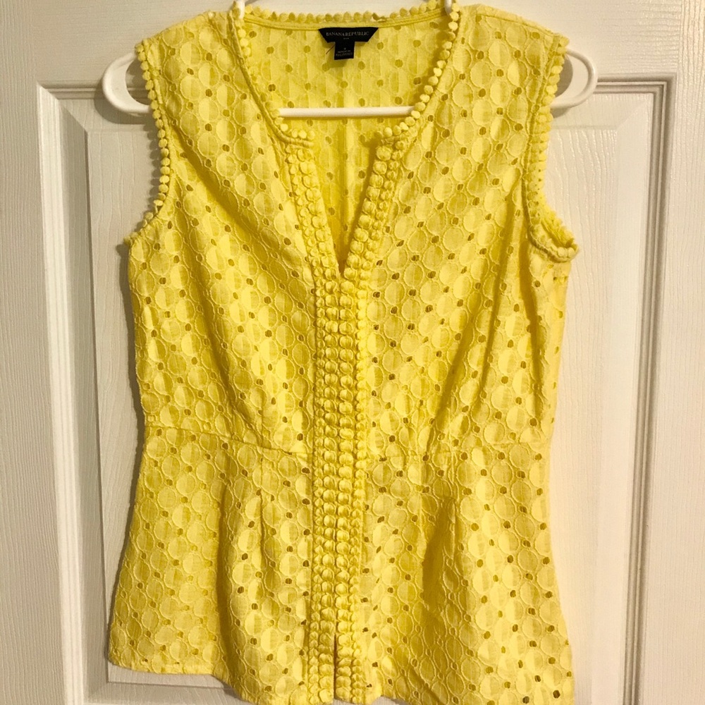 Banana Republic Eyelet Top